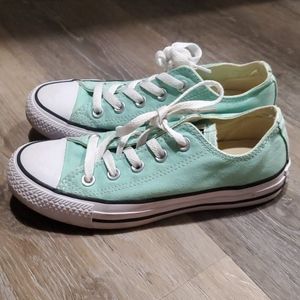 Converse mint green. Size 5 womens 3 men